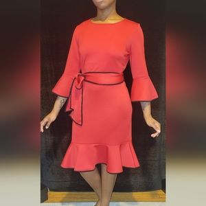 🌟New York and Co. Dare to Flare Red Dress